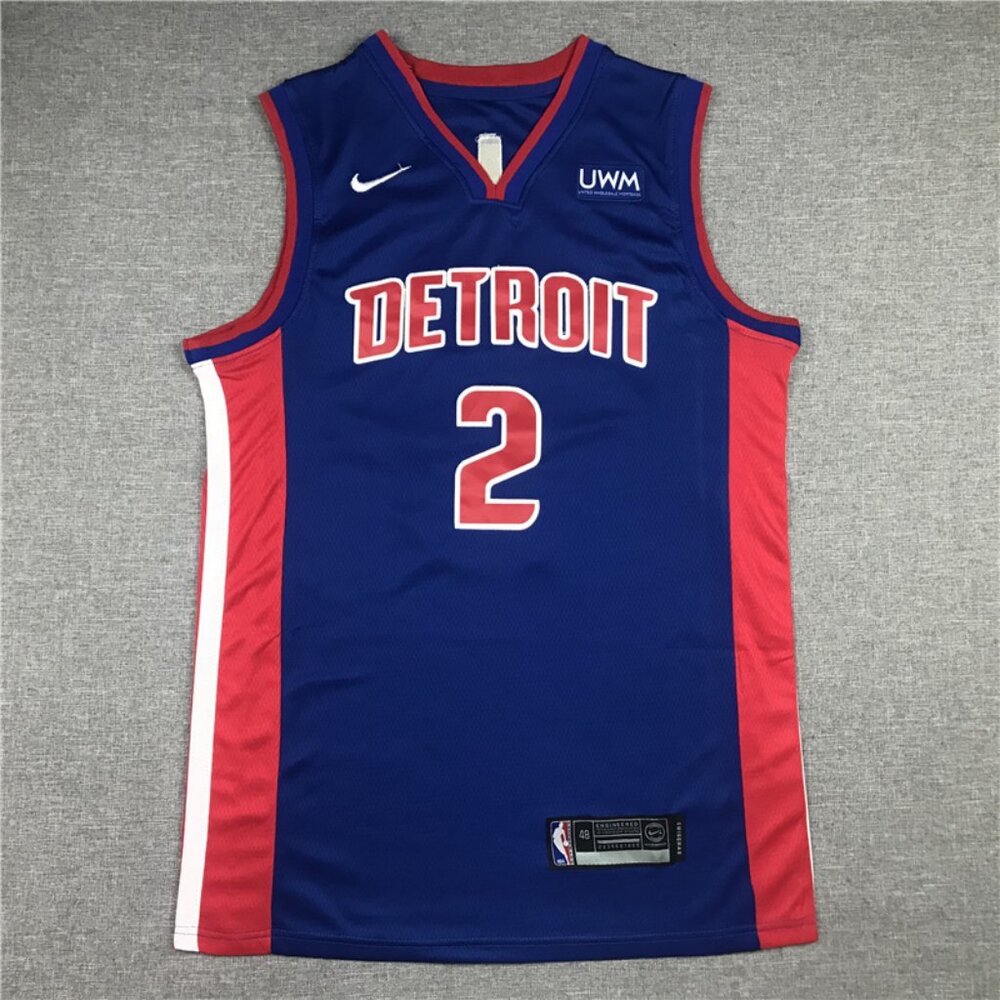Mens Youths Available Choose Cade Cunningham Blue Stitched Jersey